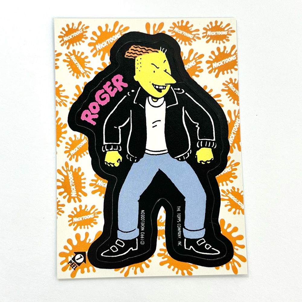 Vintage Nicktoons 1993 Topps Nickelodeon Complete Sticker Set - Picture 12 of 13